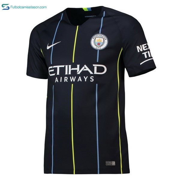 Tailandia Camiseta Manchester City 2ª 2018/19 Azul